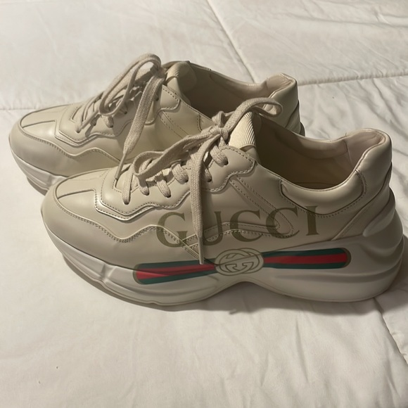 Women’s Authentic Gucci Apollo IVOIRE sneakers size 39 - Picture 2 of 16